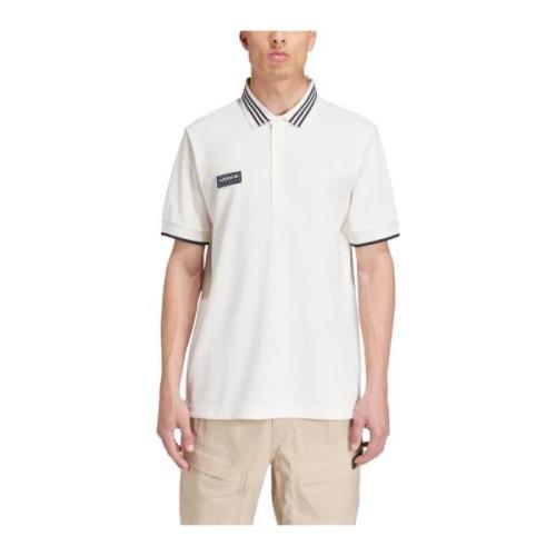 Adidas Spzl Short Sleeve Polo Shirt Beige, Herr