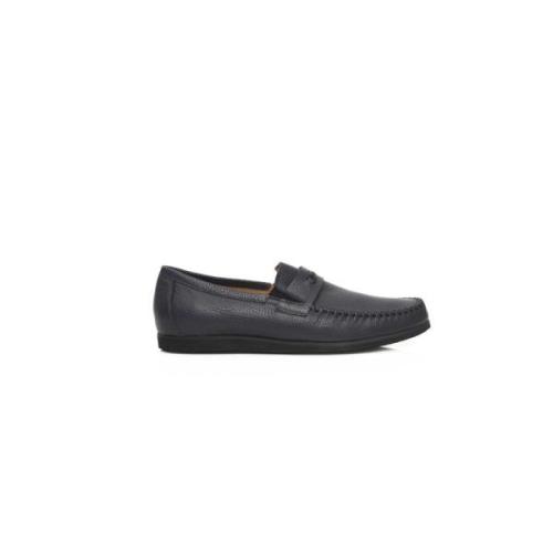 Cerruti 1881 Herr Läder Loafers Gummisula Blue, Herr