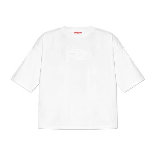 Diesel T-shirt T-Buxt-Crop-Od White, Dam