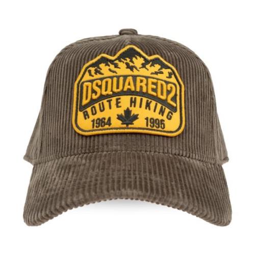 Dsquared2 Baseball Cap Green, Herr