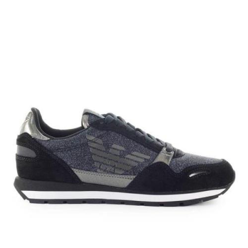 Emporio Armani Låga Sneakers Black, Dam