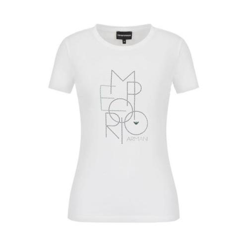 Emporio Armani Kortärmad T-shirt White, Dam