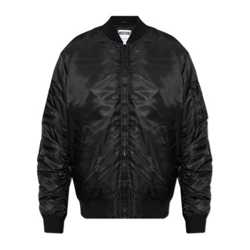 Moschino Vadderad 'bomber' jacka Black, Herr