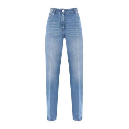 Versace Klassiska Straight Jeans Blue, Dam