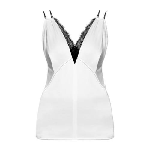 Victoria Beckham Lingerie-stil topp White, Dam