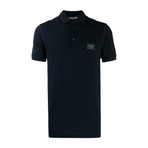 Dolce & Gabbana Polo Shirts Blue, Herr