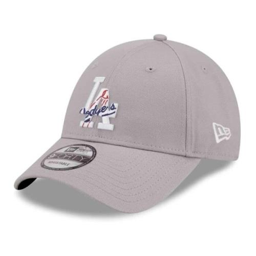 New Era Dodgers Team Logo Infill 9Forty Cap Gray, Herr