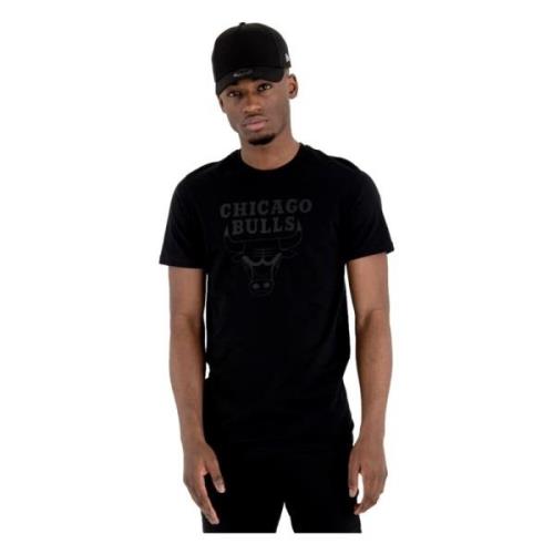 New Era Chicago Bulls Grafisk T-shirt Svart Black, Herr