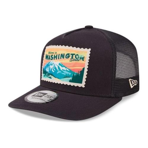 New Era Marino Washington Postcard Trucker Cap Multicolor, Herr