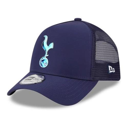 New Era Iridescent Trucker Hat Tottenham Style Blue, Herr