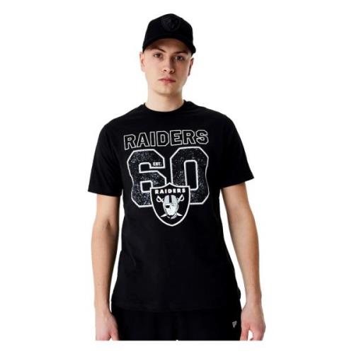 New Era Svart Raiders NFL Tee Black, Herr