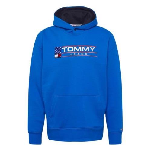 Tommy Jeans Hoodie Blue, Herr