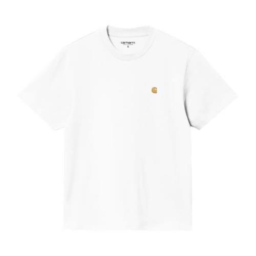 Carhartt Wip Chase T-Shirt White, Dam