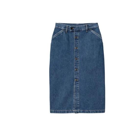 Carhartt Wip Colby Kjol för Kvinnor Blue, Dam