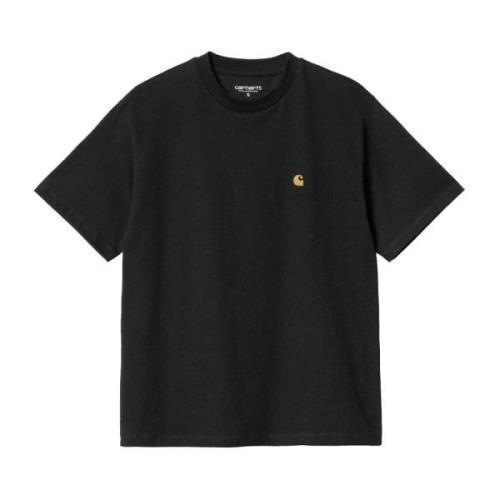 Carhartt Wip Chase T-Shirt Black, Dam