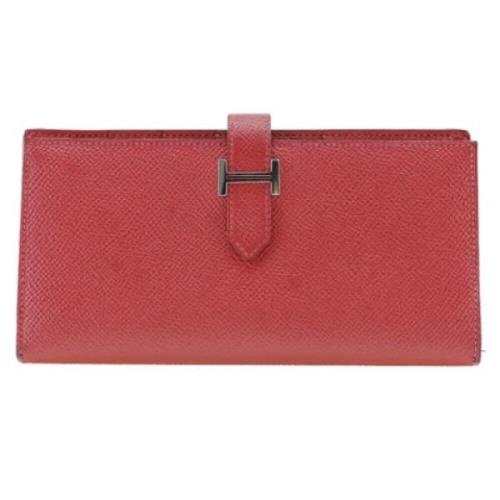 Hermès Vintage Pre-owned Tyg plnbcker Red, Dam