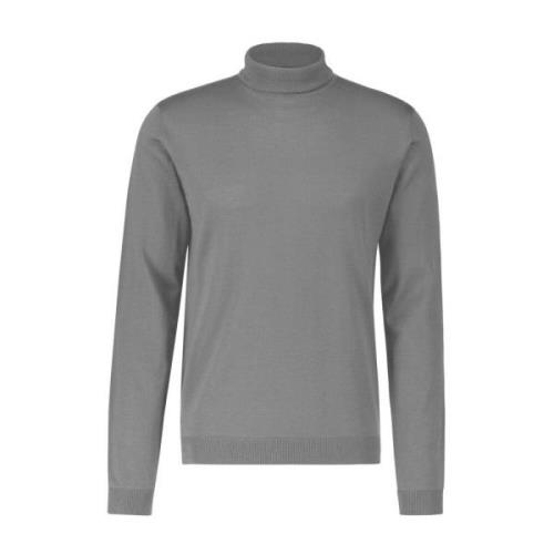 Roberto Collina Slim Fit Turtleneck Sweater Gray, Herr