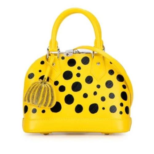 Louis Vuitton Vintage Pre-owned Laeder handvskor Yellow, Dam