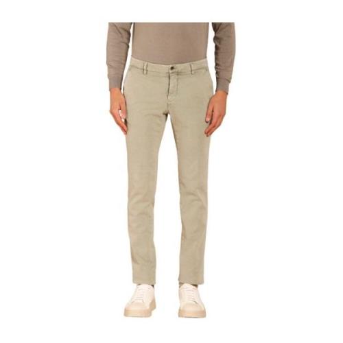 Mason's Slim Fit Marmorerade Chinos Green, Herr