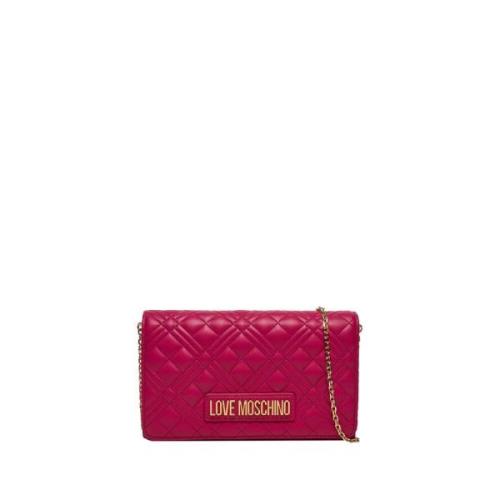 Moschino Fuchsia Axelväska Elegant Stil Pink, Dam