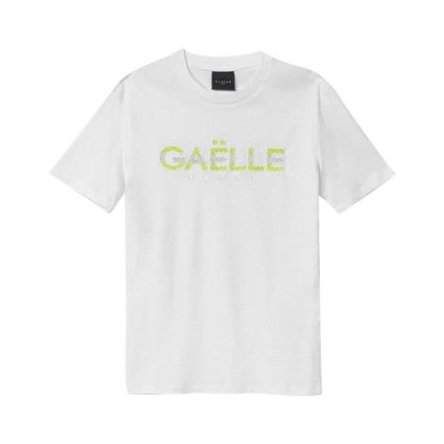 Gaëlle Paris Vit T-shirt för Män White, Herr