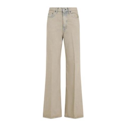 Acne Studios Ljus Sand Jeans Beige, Dam