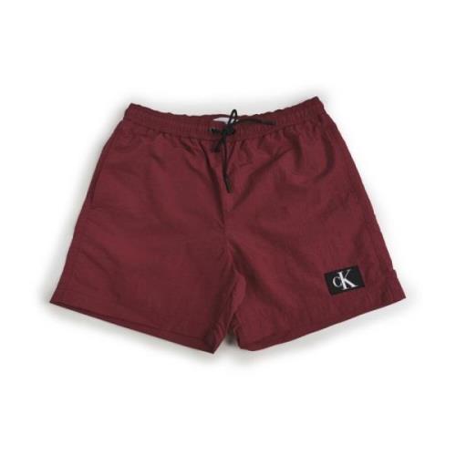 Calvin Klein Bordeaux Boxershorts för Män Red, Herr