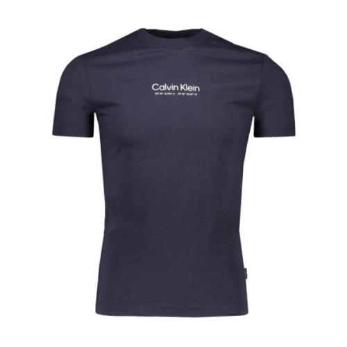 Calvin Klein Kortärmad T-shirt Blue, Herr