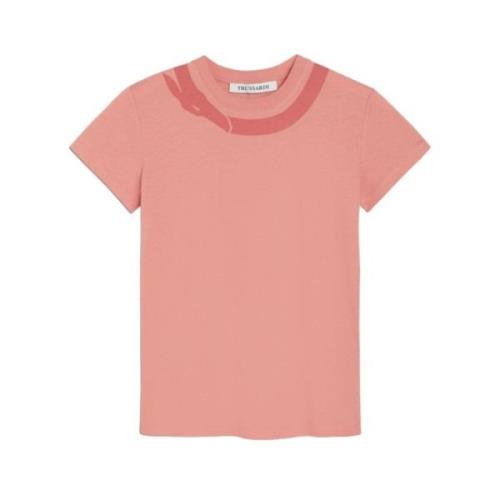 Trussardi T-Shirts Pink, Dam