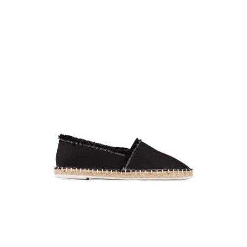 Armani Exchange Stiliga Espadrillos för Sommaroutfits Black, Dam