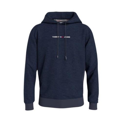 Tommy Jeans Hoodie med huva Blue, Herr