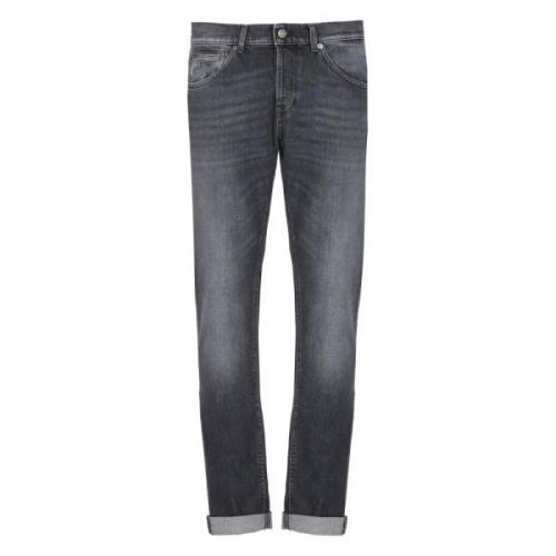 Dondup Svarta Skinny Bomulls Herr Jeans Black, Herr