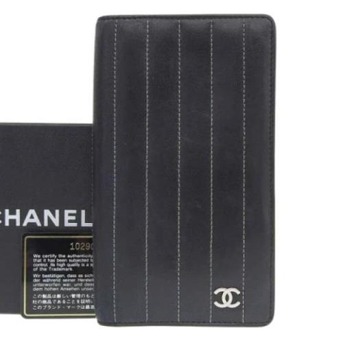 Chanel Vintage Pre-owned Laeder plnbcker Black, Dam