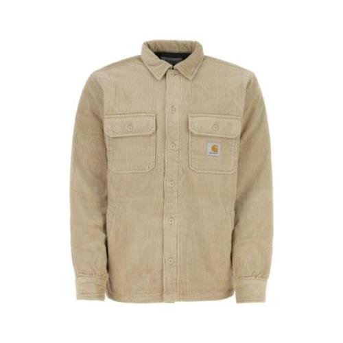 Carhartt Wip Sammet Ribbad Jacka Beige, Herr