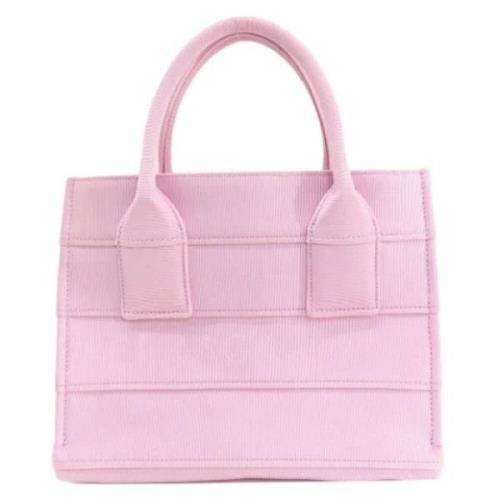 Salvatore Ferragamo Pre-owned Pre-owned Canvas handvskor Pink, Dam