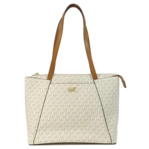 Michael Kors Pre-owned Pre-owned Plast totevskor White, Dam