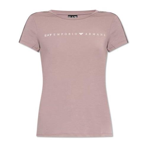 Emporio Armani EA7 T-shirt från kollektionen Purple, Dam