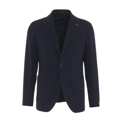 Tagliatore Blå Blazer Aw24 Herrmode Blue, Herr