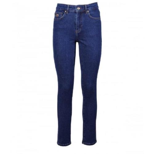 Chiara Ferragni Collection Slim Fit Denim Jeans Blue, Dam