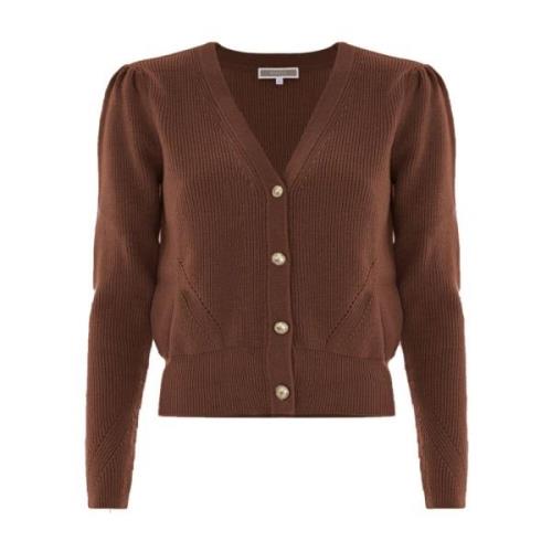 Kocca Stilren Cardigan för Kvinnor Brown, Dam