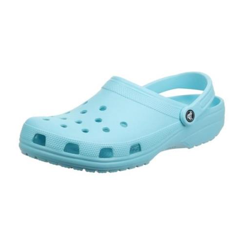 Crocs Klassiska Sabot Unisex Syntetiska Tofflor Blue, Dam