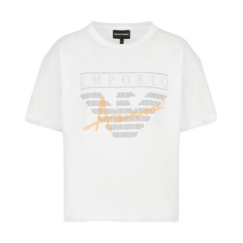 Emporio Armani Kortärmad T-shirt White, Dam