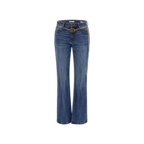 Guess Flared Jeans Blue, Dam