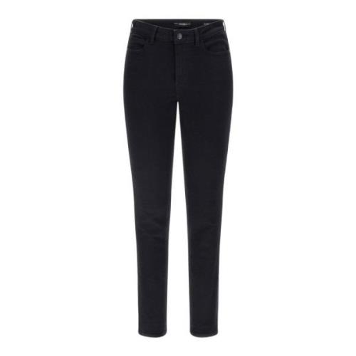 Guess Klassiska Denim Jeans med 5 Fickor Black, Dam