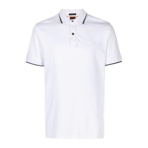 Hugo Boss Kortärmad Polotröja White, Herr