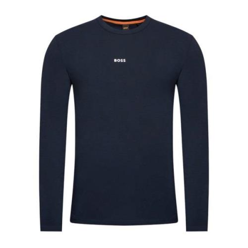 Hugo Boss Långärmad T-shirt Blue, Herr