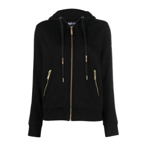 Just Cavalli Zip Hoodie Black, Dam