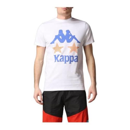 Kappa T-Shirts White, Herr