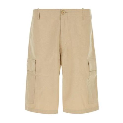 Kenzo Stiliga Beige Bermuda Bomullsshorts Beige, Herr