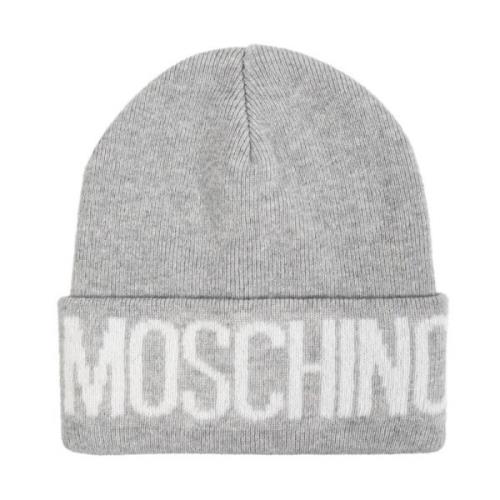 Moschino Keps med logotyp Gray, Unisex